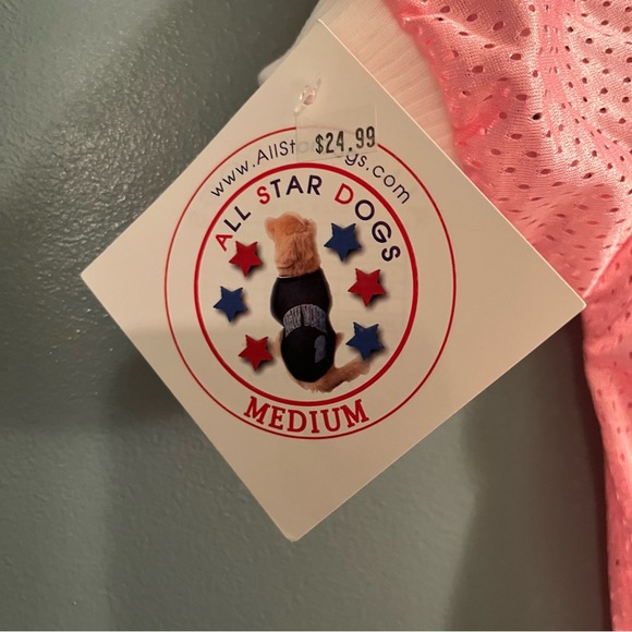 All Star Dogs New York Pink Pull On Jersey - Picture 3 of 9